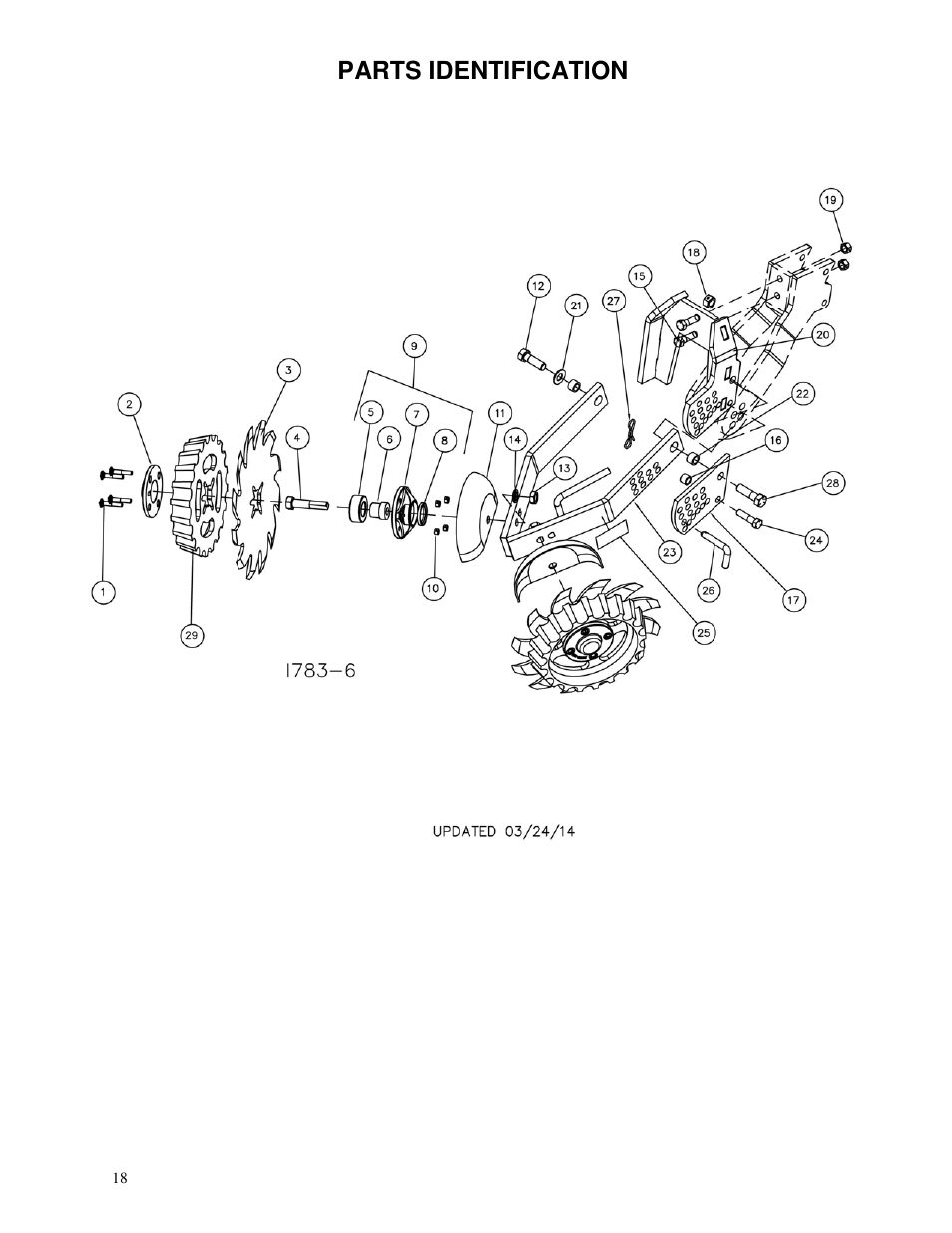 Parts identification | Yetter 2967-008 Titan for CNH planters User Manual | Page 18 / 20