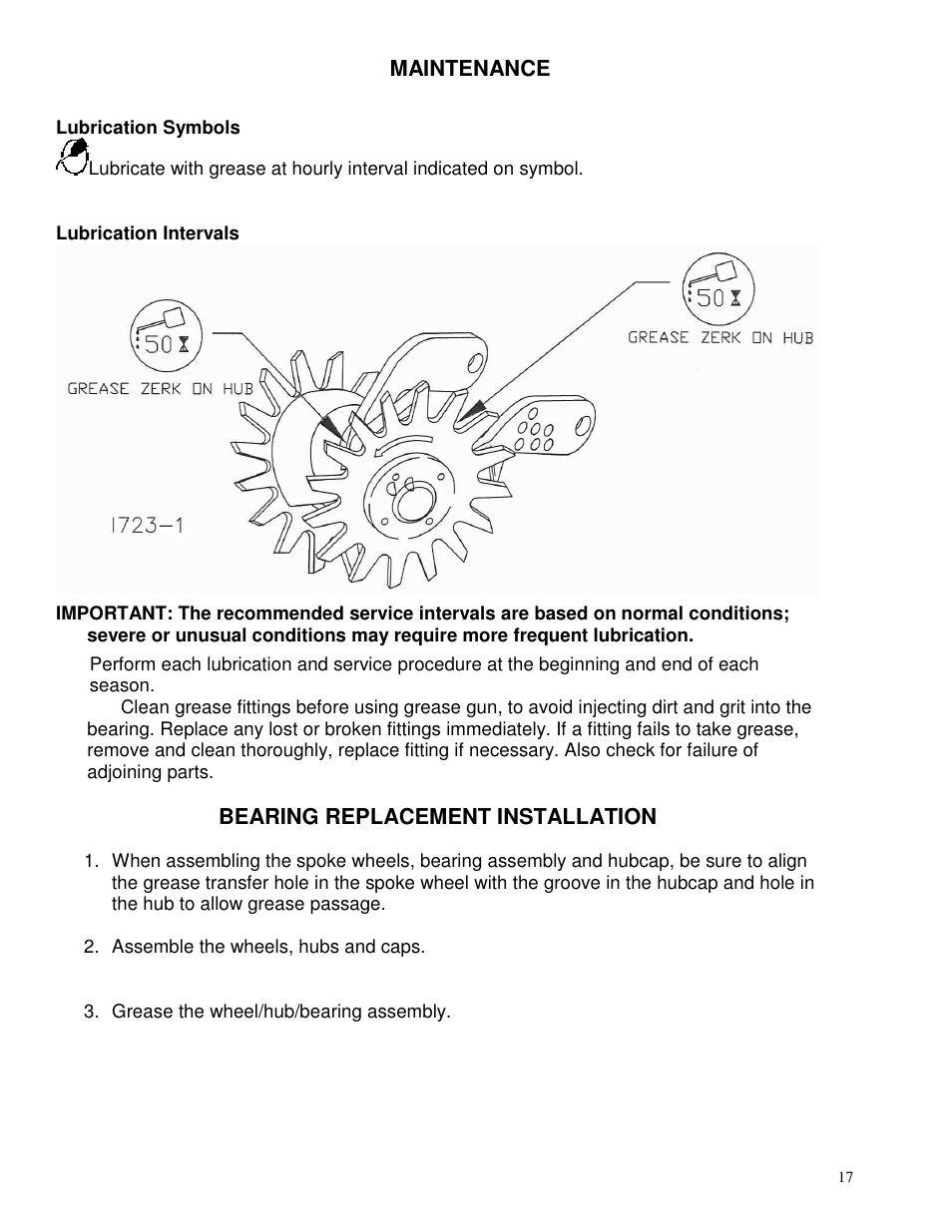 Yetter 2967-014 TITAN Series Narrow Row Short U.N.T. Residue Manager User Manual | Page 17 / 24