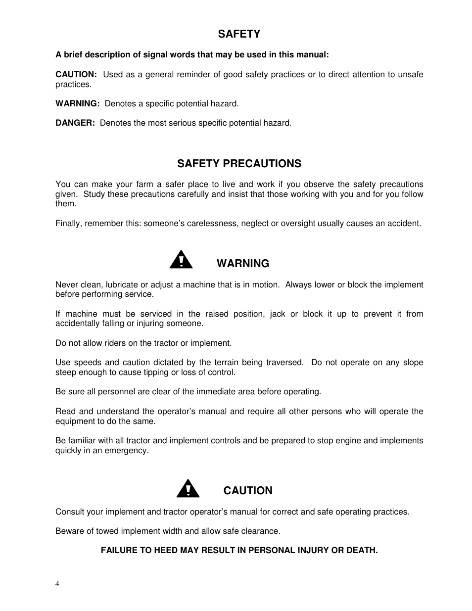 Yetter 2967-082 Residue Managers User Manual | Page 4 / 28