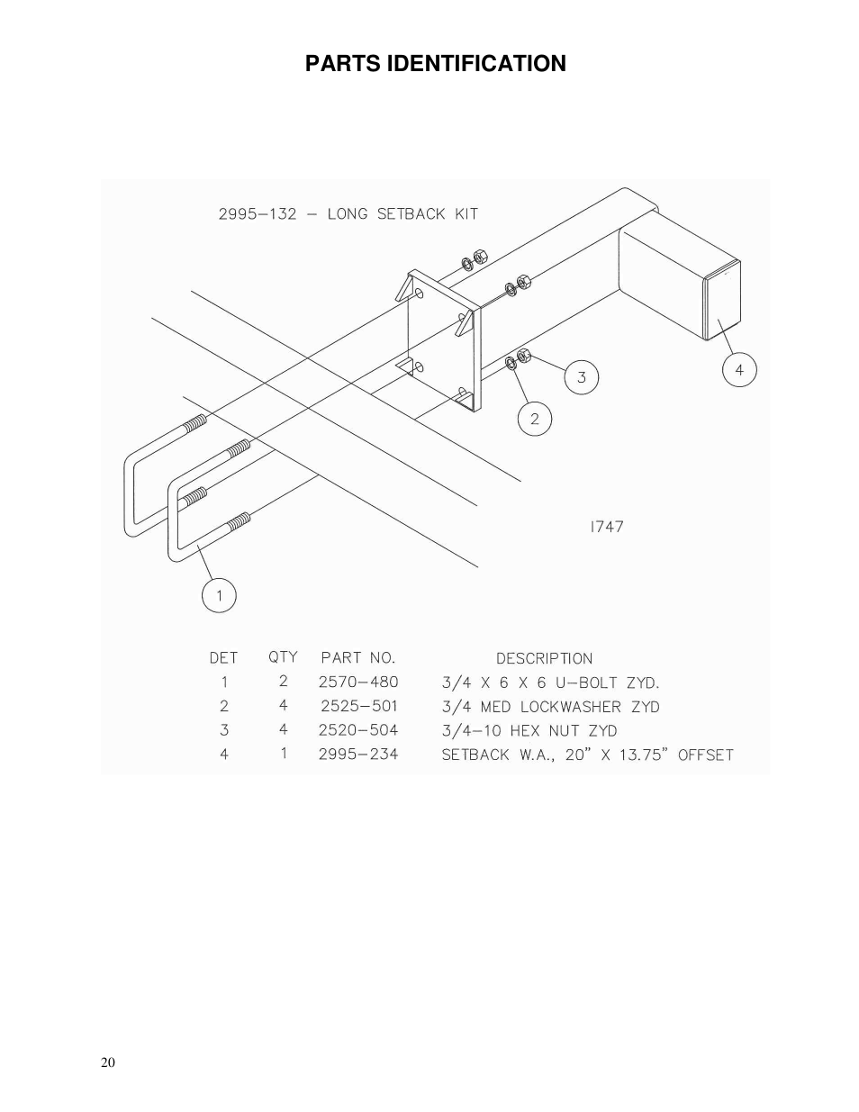 Parts identification | Yetter 2967-039 Titan C-Shank Mounted Residue Manager User Manual | Page 20 / 24