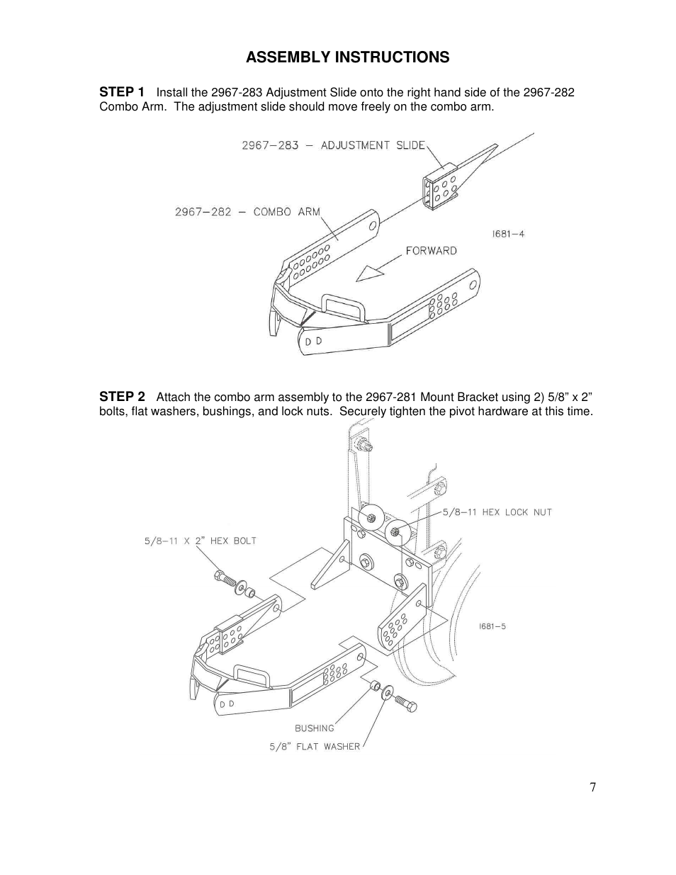 Yetter 2967-035 TITAN Universal Face Plate Mounted Floating Residue Manager User Manual | Page 7 / 20