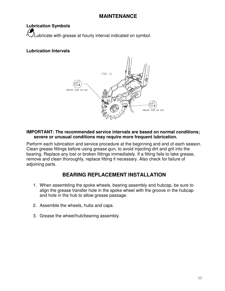 Yetter 2967-043 TITAN Screw Adjust Residue Manager for John Deere HD Coulter User Manual | Page 13 / 20