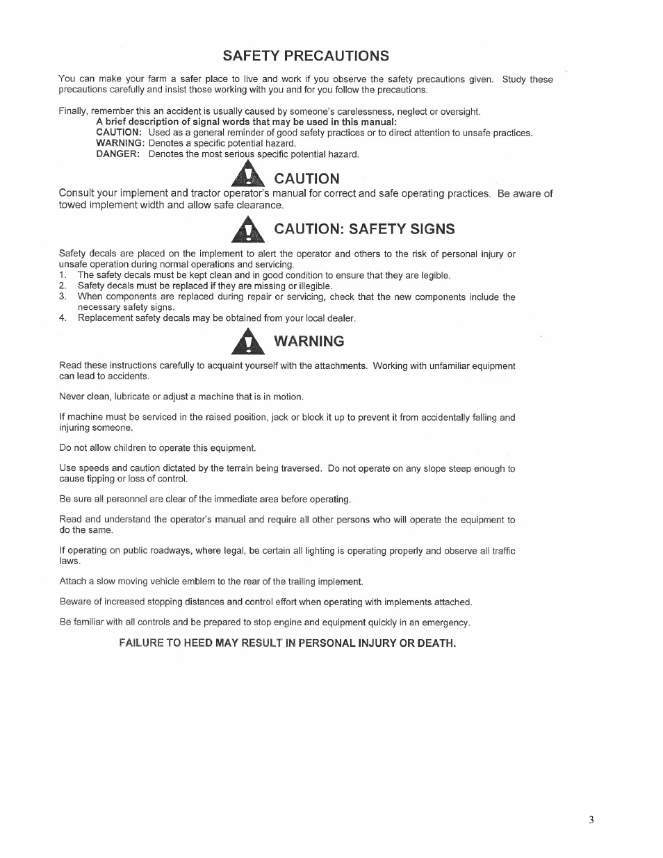 Yetter 2967-009 Residue Manager User Manual | Page 3 / 20