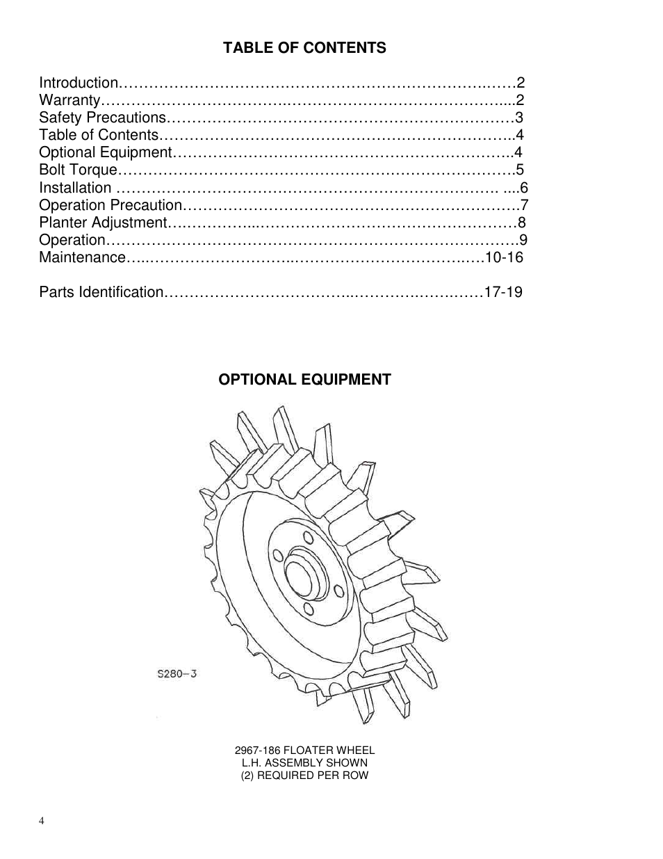 Yetter 2967-009 Residue Manager User Manual | Page 4 / 20