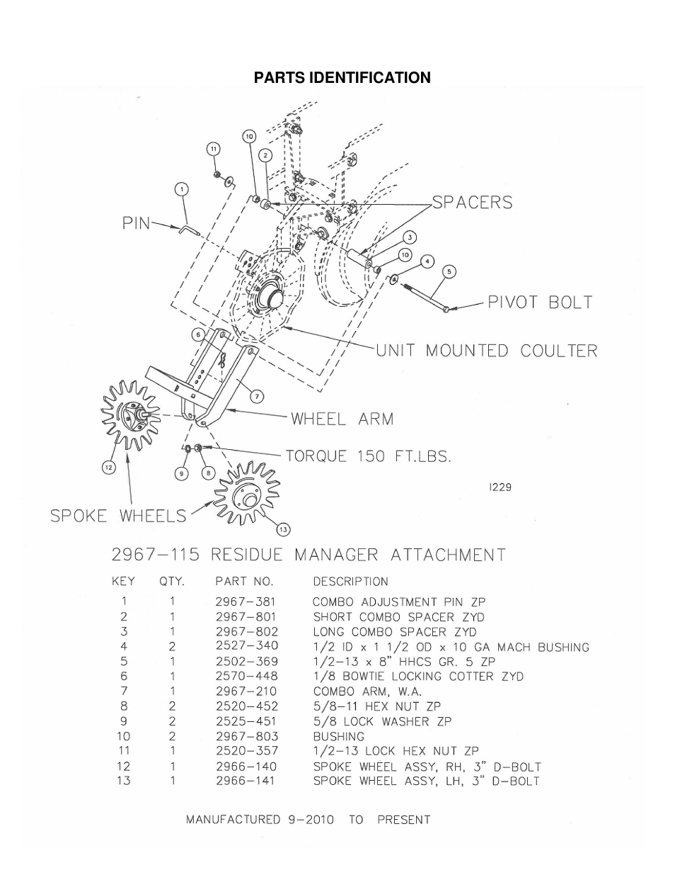 Yetter 2967-115 Residue Manager Attachment for 2960 Series II User Manual | Page 8 / 12
