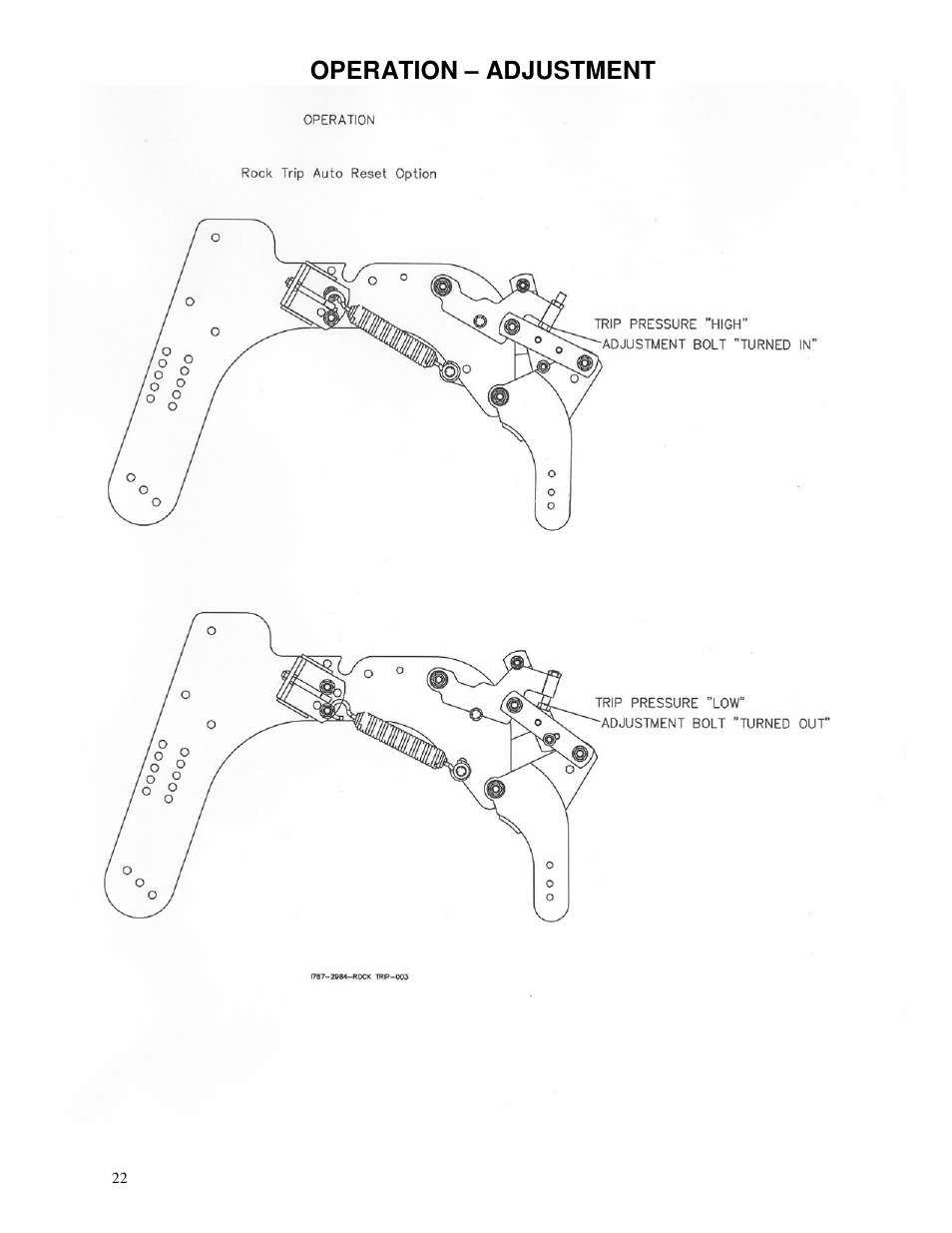 Operation – adjustment | Yetter 2984 Series Maverick HR Plus User Manual | Page 22 / 52