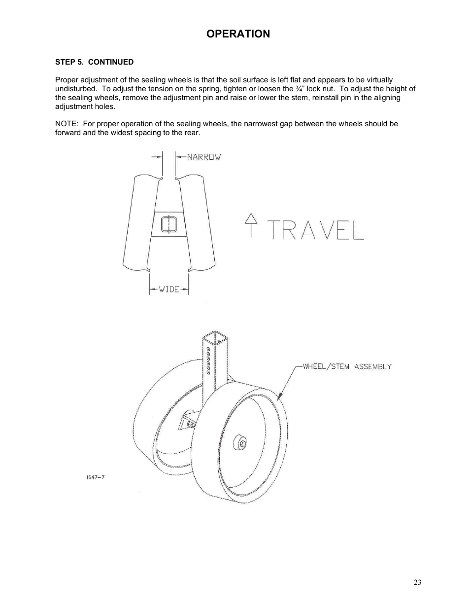 Operation | Yetter 2984 High Residue Maverick Opener User Manual | Page 23 / 40