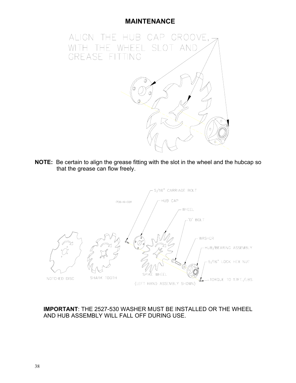 Yetter 2984 Series Generation II Maverick Opener User Manual | Page 38 / 56