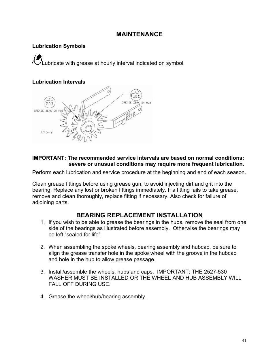 Yetter 2984 Series Generation II Maverick Opener User Manual | Page 41 / 56