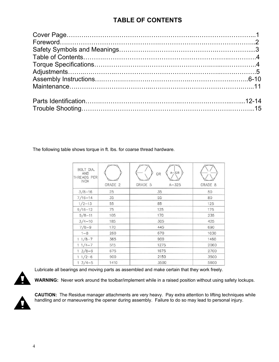 Yetter 2984-027 Rolling Basket Attachment User Manual | Page 4 / 16