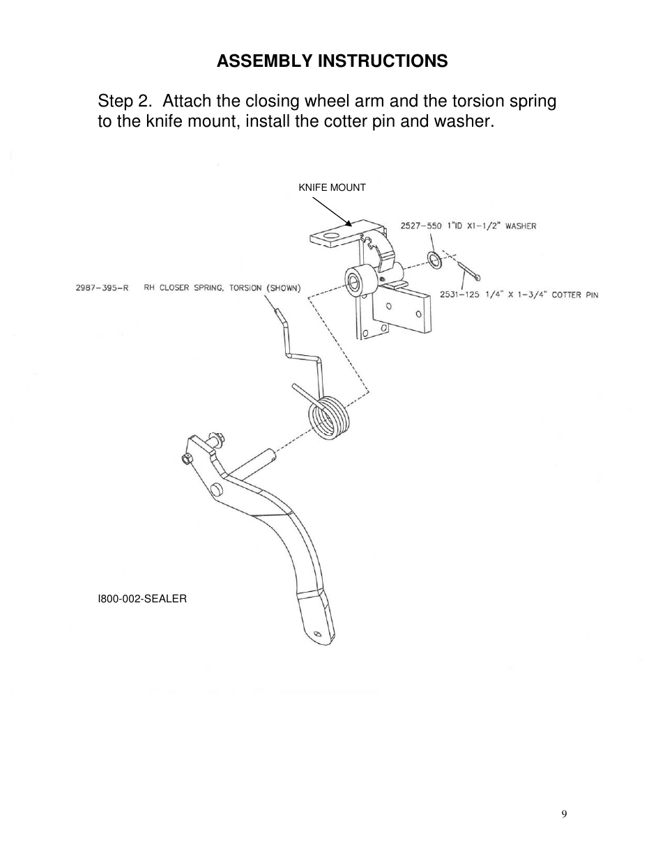 Yetter 2987 NH3 Magnum User Manual | Page 9 / 36