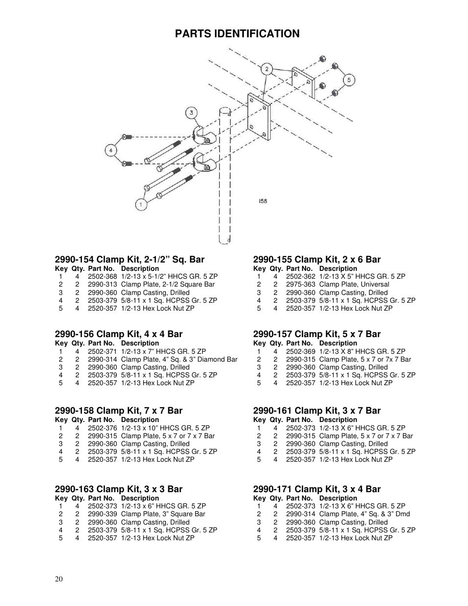 Parts identification | Yetter 2995 Generation III Coulter User Manual | Page 20 / 24