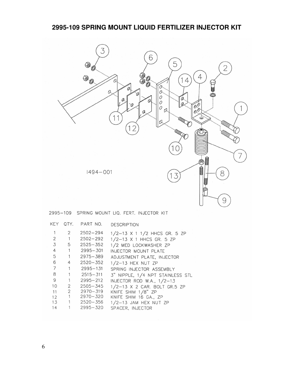 Yetter 2995-010 Case T.O.W. KIT R.H. & L.H. User Manual | Page 6 / 8