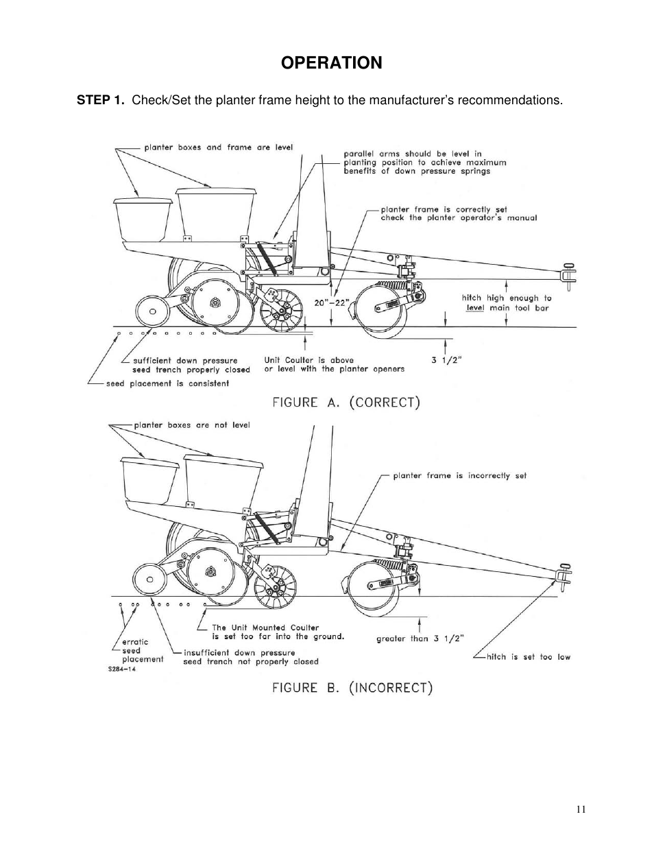 Operation | Yetter 3000 Series Viper II Fertilizer Coulter User Manual | Page 11 / 36