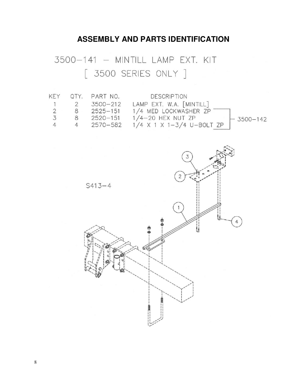 Yetter 3500 Series Toolbar Rotary Hoe User Manual | Page 8 / 36