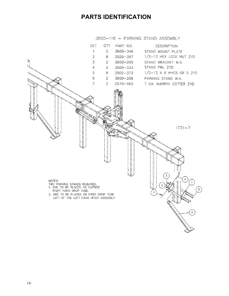 Yetter 3600 Series Fertilizer Toolbar for Self Propelled Sprayers User Manual | Page 14 / 20