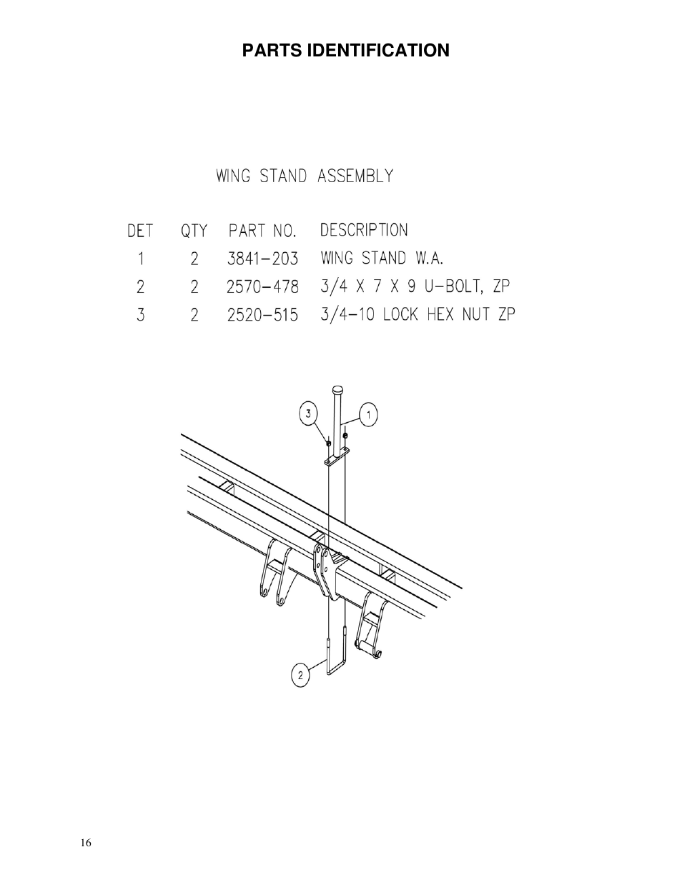 Yetter 3800 Series Double Heavy Duty Folding Toolbar User Manual | Page 16 / 24