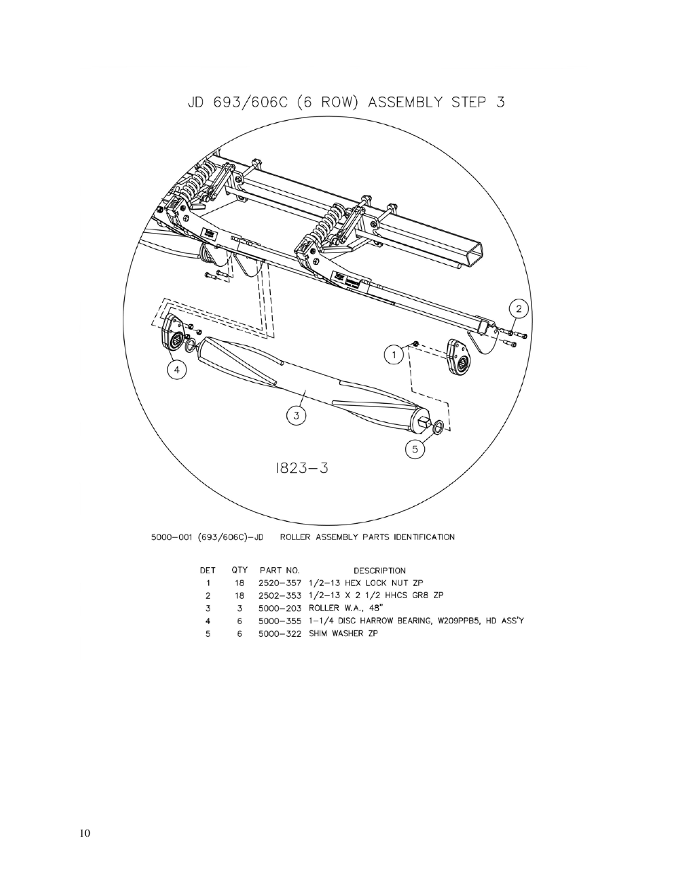 Yetter 5000 Series Stalk Devastator- CNH, John Deere, Drago & Geringhoff User Manual | Page 10 / 64