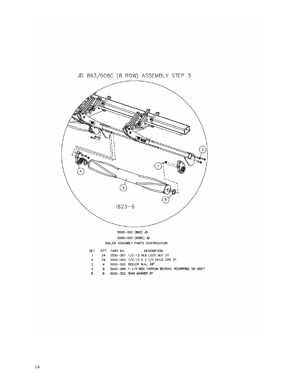 Yetter 5000 Series Stalk Devastator- CNH, John Deere, Drago & Geringhoff User Manual | Page 14 / 64