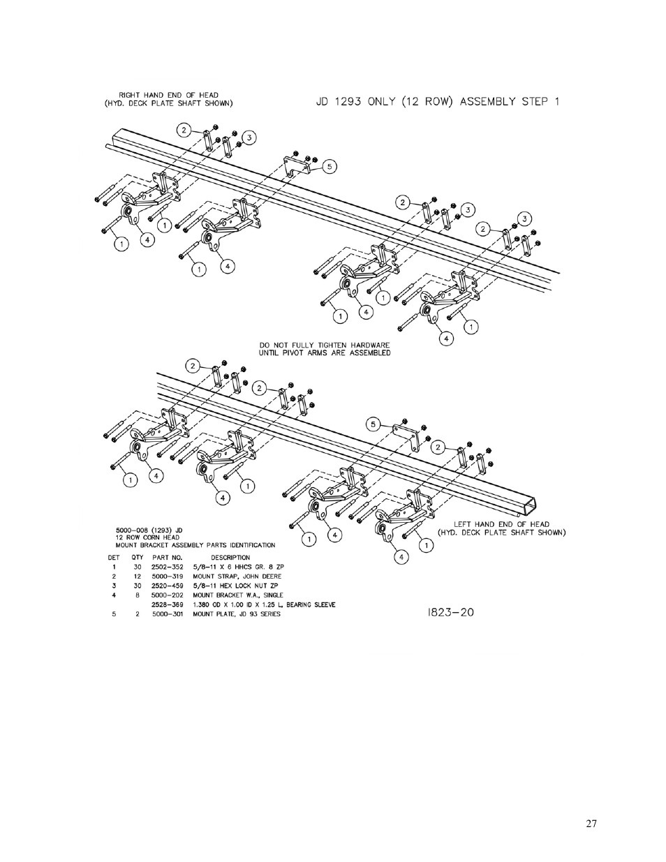 Yetter 5000 Series Stalk Devastator- CNH, John Deere, Drago & Geringhoff User Manual | Page 27 / 64