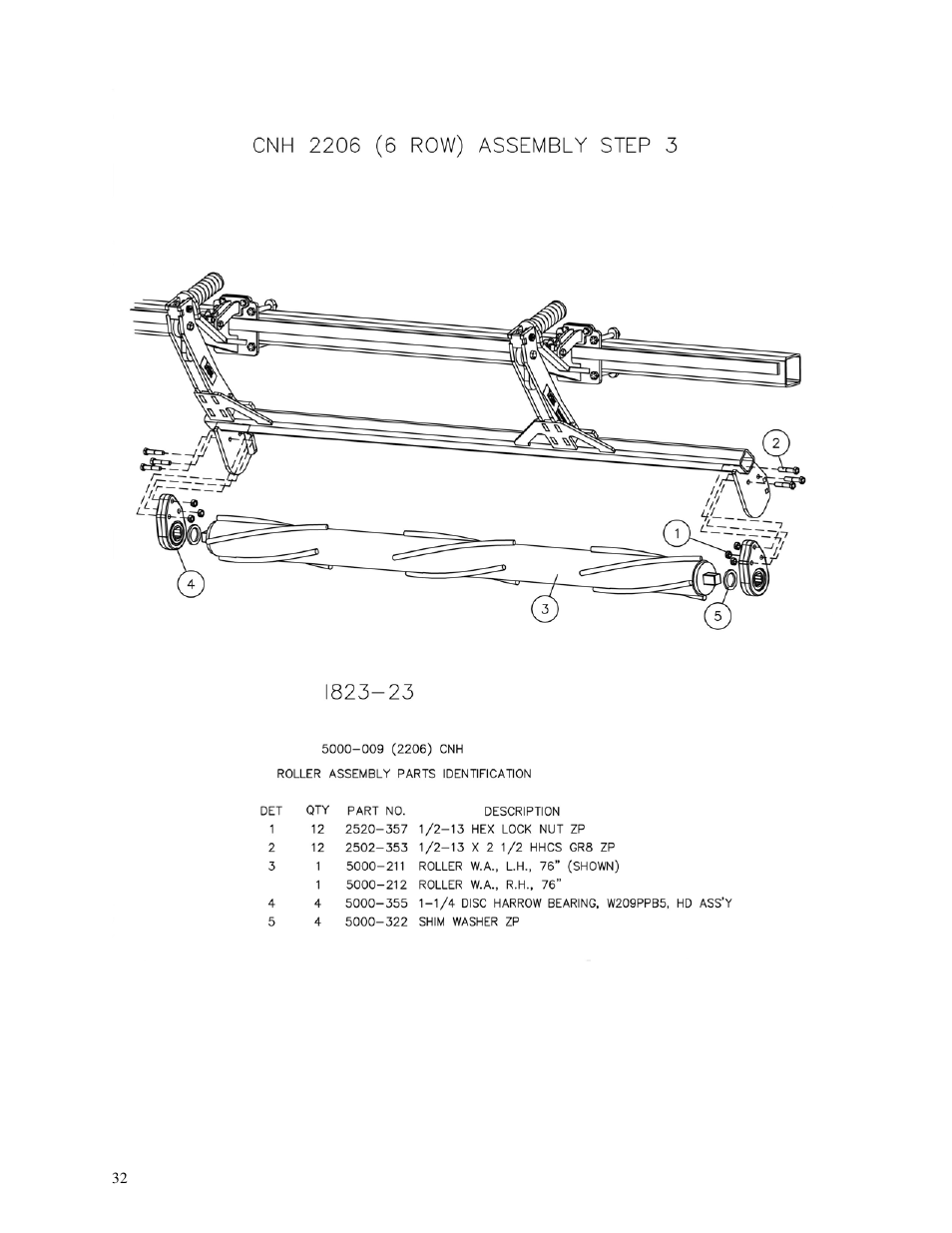 Yetter 5000 Series Stalk Devastator- CNH, John Deere, Drago & Geringhoff User Manual | Page 32 / 64