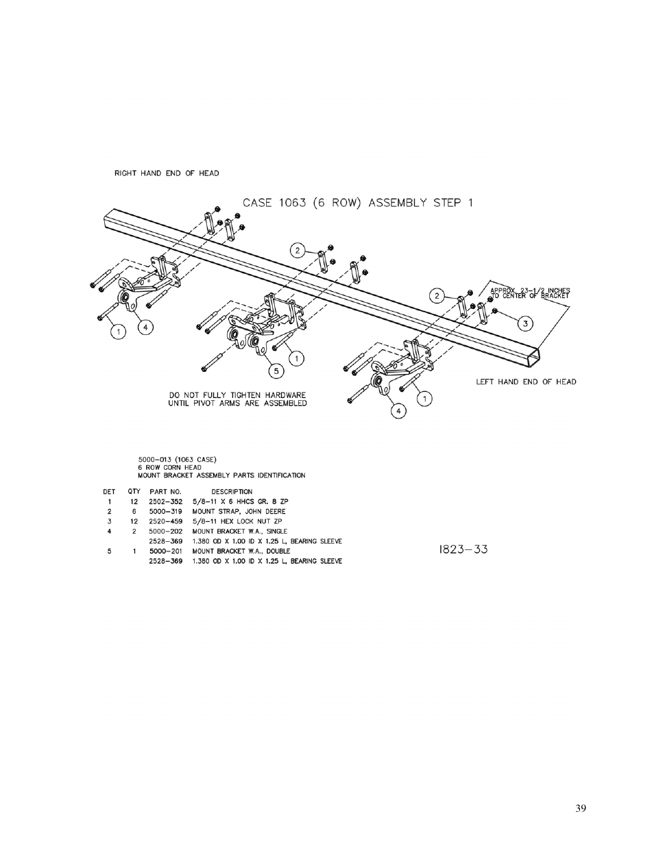Yetter 5000 Series Stalk Devastator- CNH, John Deere, Drago & Geringhoff User Manual | Page 39 / 64