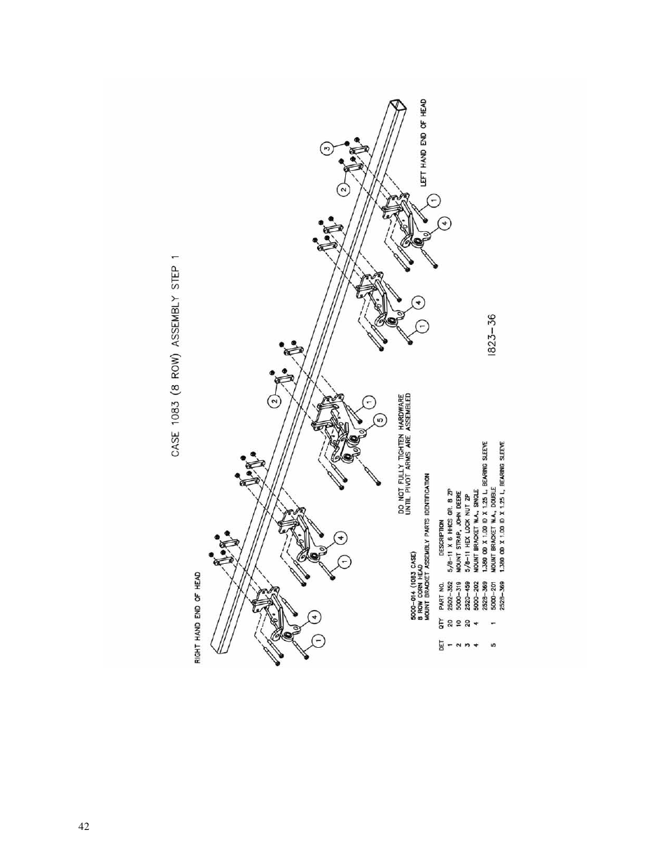 Yetter 5000 Series Stalk Devastator- CNH, John Deere, Drago & Geringhoff User Manual | Page 42 / 64