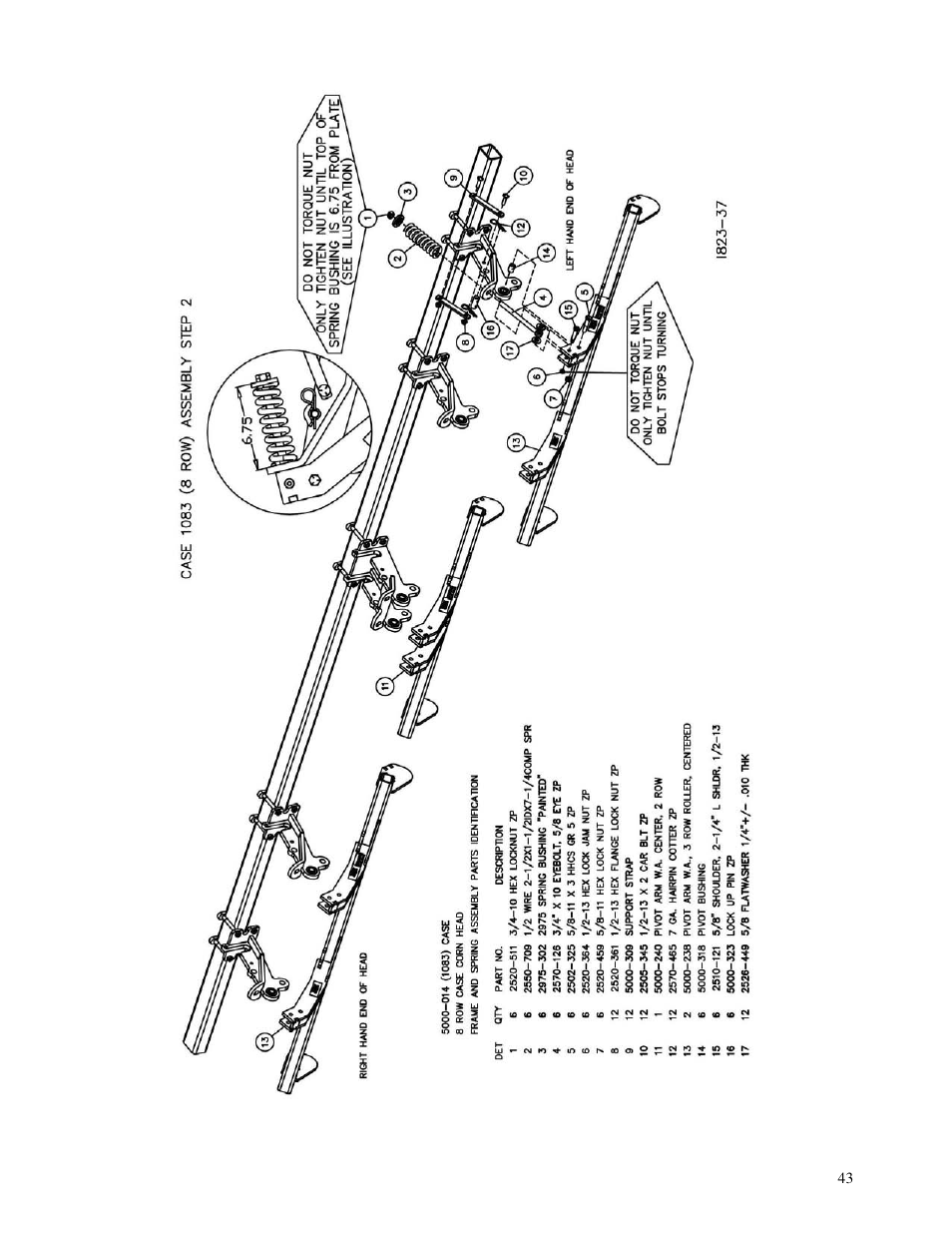 Yetter 5000 Series Stalk Devastator- CNH, John Deere, Drago & Geringhoff User Manual | Page 43 / 64