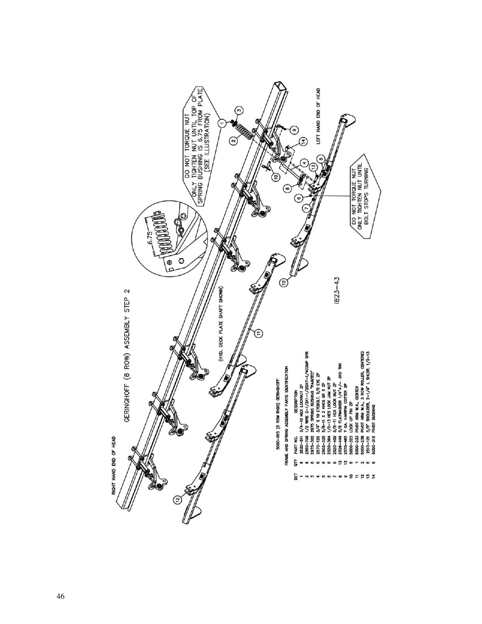 Yetter 5000 Series Stalk Devastator- CNH, John Deere, Drago & Geringhoff User Manual | Page 46 / 64