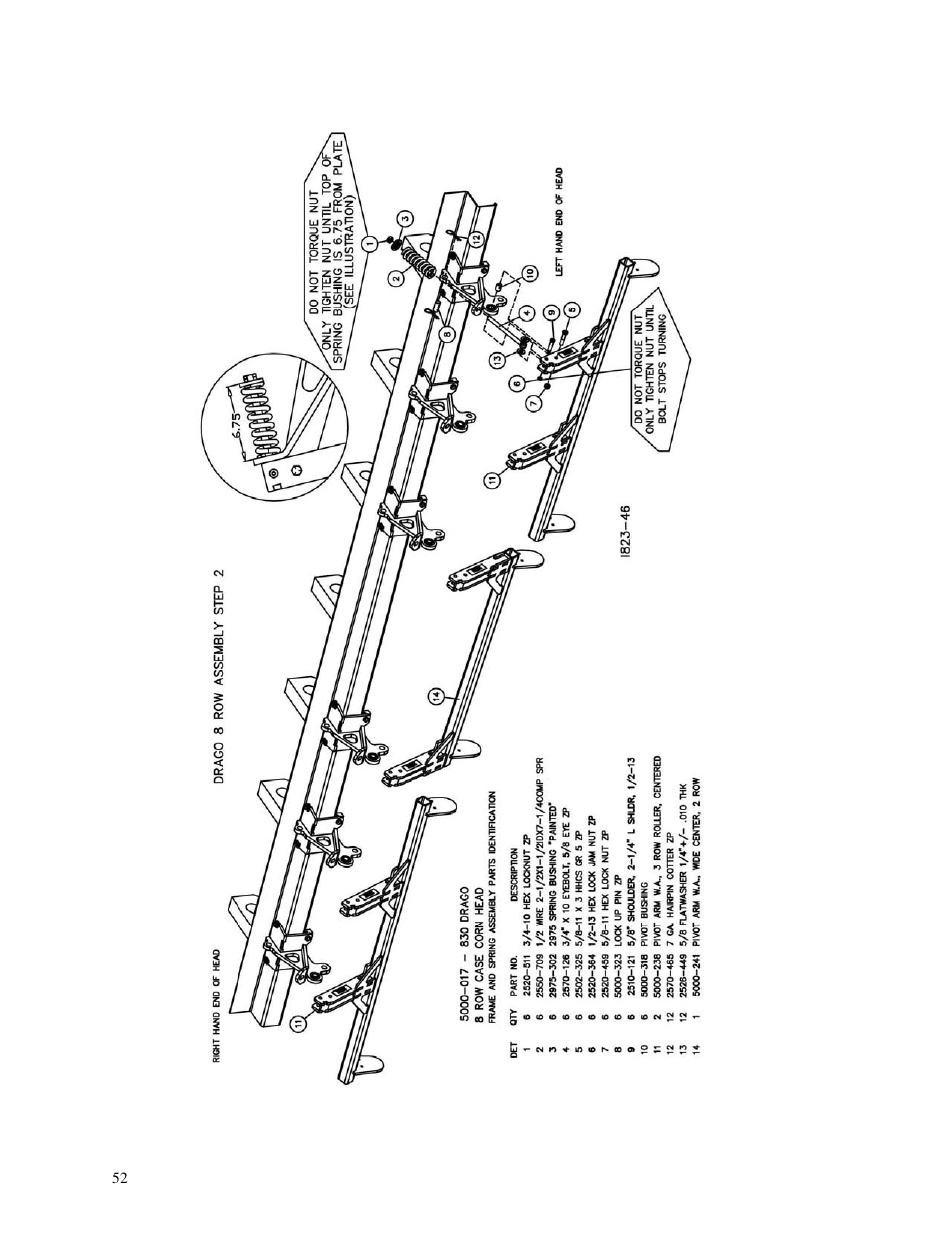 Yetter 5000 Series Stalk Devastator- CNH, John Deere, Drago & Geringhoff User Manual | Page 52 / 64