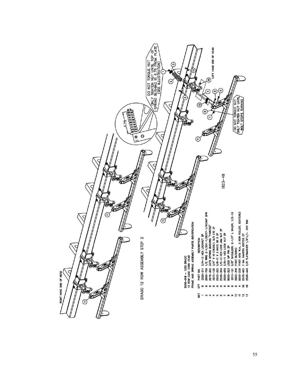 Yetter 5000 Series Stalk Devastator- CNH, John Deere, Drago & Geringhoff User Manual | Page 55 / 64