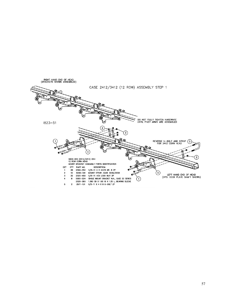 Yetter 5000 Series Stalk Devastator- CNH, John Deere, Drago & Geringhoff User Manual | Page 57 / 64