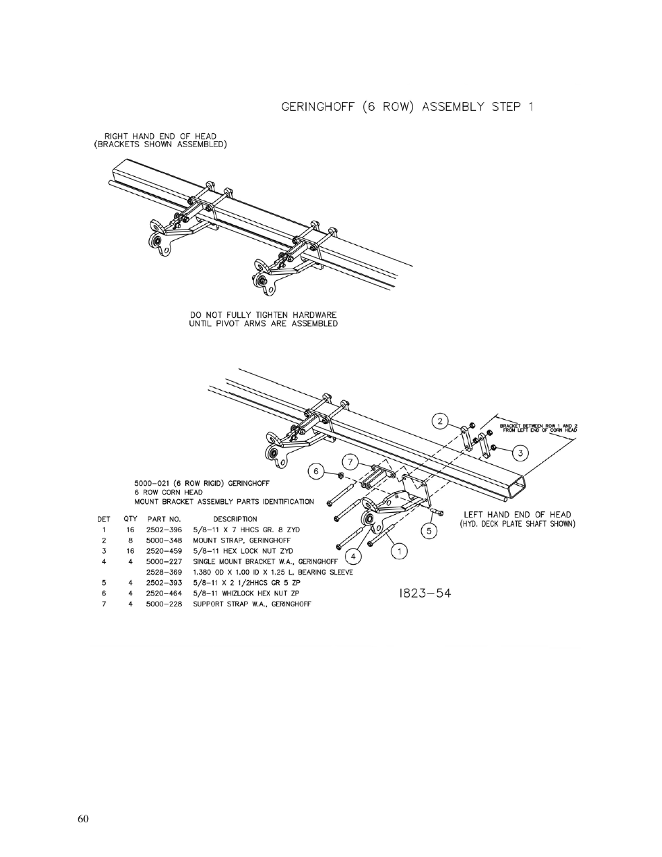 Yetter 5000 Series Stalk Devastator- CNH, John Deere, Drago & Geringhoff User Manual | Page 60 / 64
