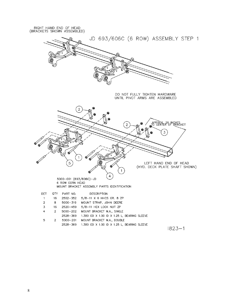 Yetter 5000 Series Stalk Devastator- CNH, John Deere, Drago & Geringhoff User Manual | Page 8 / 64