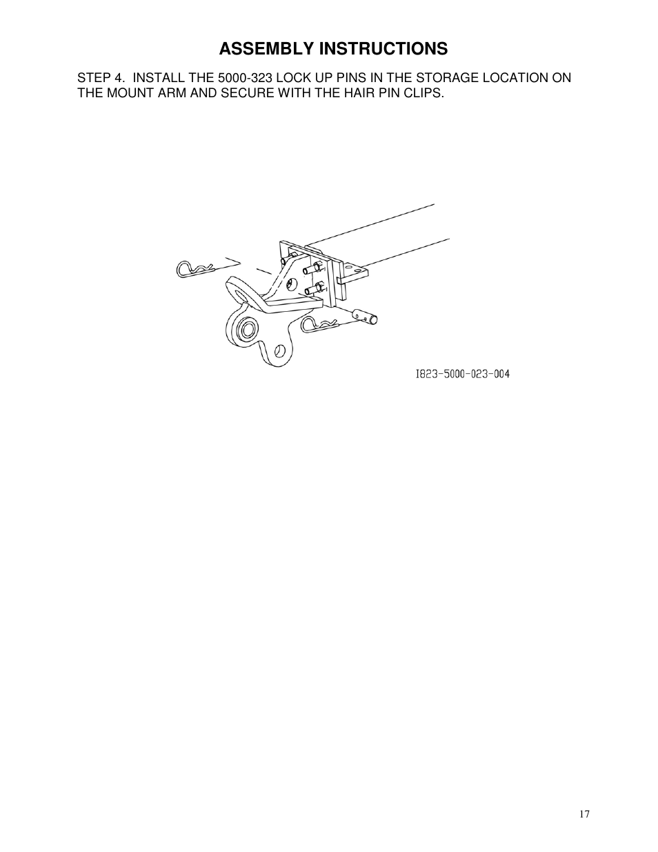 Assembly instructions | Yetter 5000-024 Series Stalk Devastator-Agco User Manual | Page 17 / 24