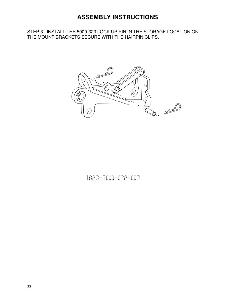 Assembly instructions | Yetter 5000-028 Stalk Devastator User Manual | Page 22 / 28