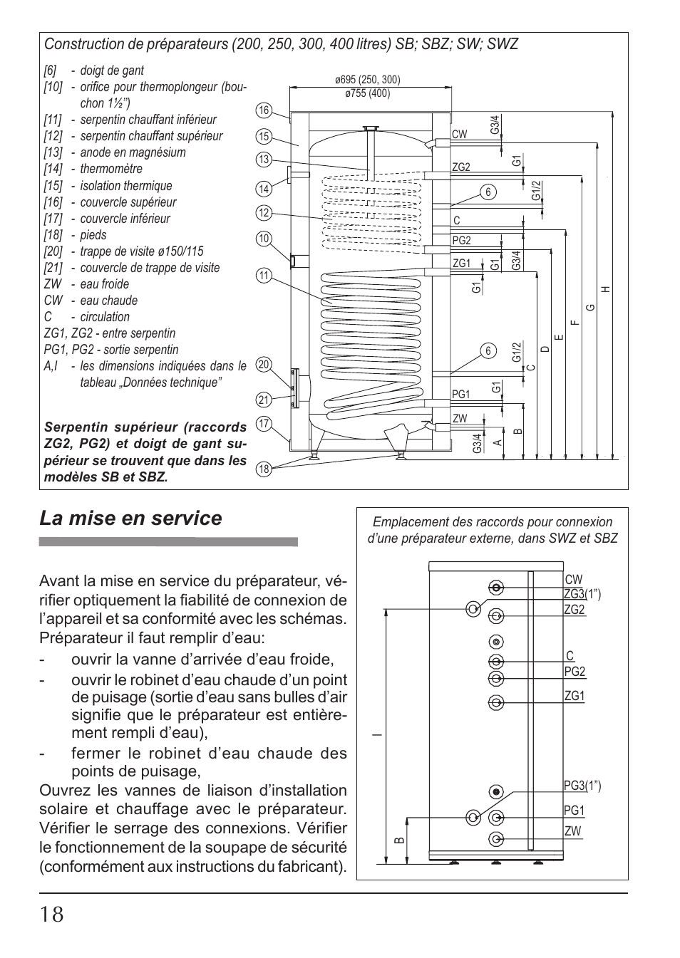 La mise en service | KOSPEL SW User Manual | Page 18 / 40