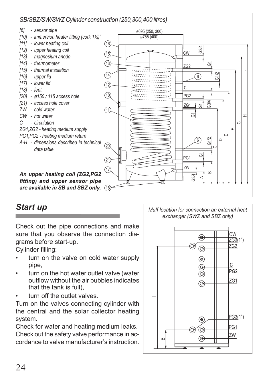 Start up | KOSPEL SW User Manual | Page 24 / 40