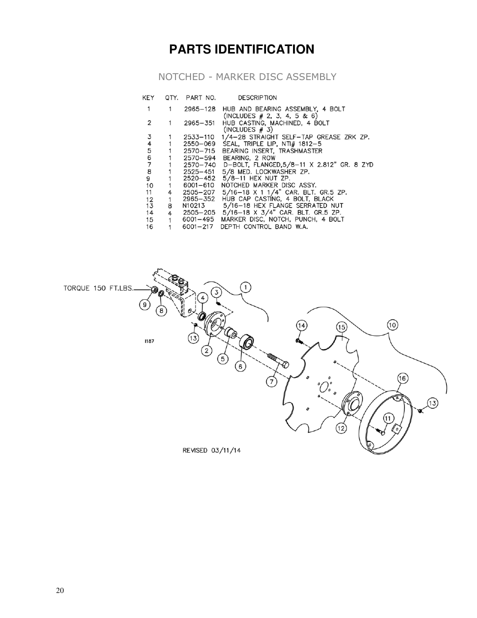 Yetter 6150 Series Markers User Manual | Page 20 / 52