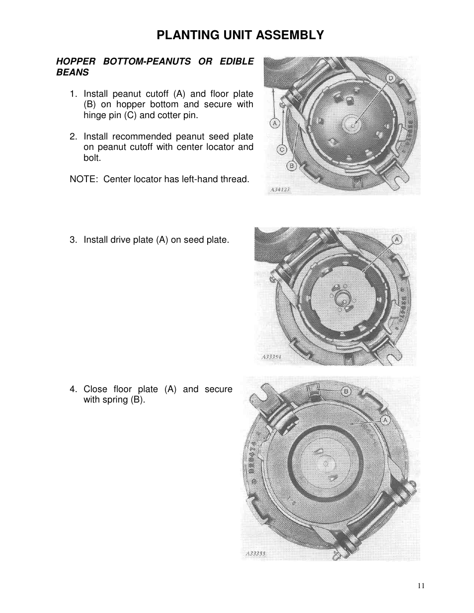 Planting unit assembly | Yetter 71 Series Planter User Manual | Page 11 / 36