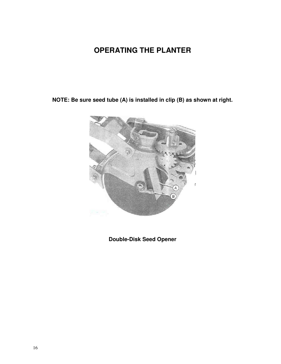 Operating the planter | Yetter 71 Series Planter User Manual | Page 16 / 36