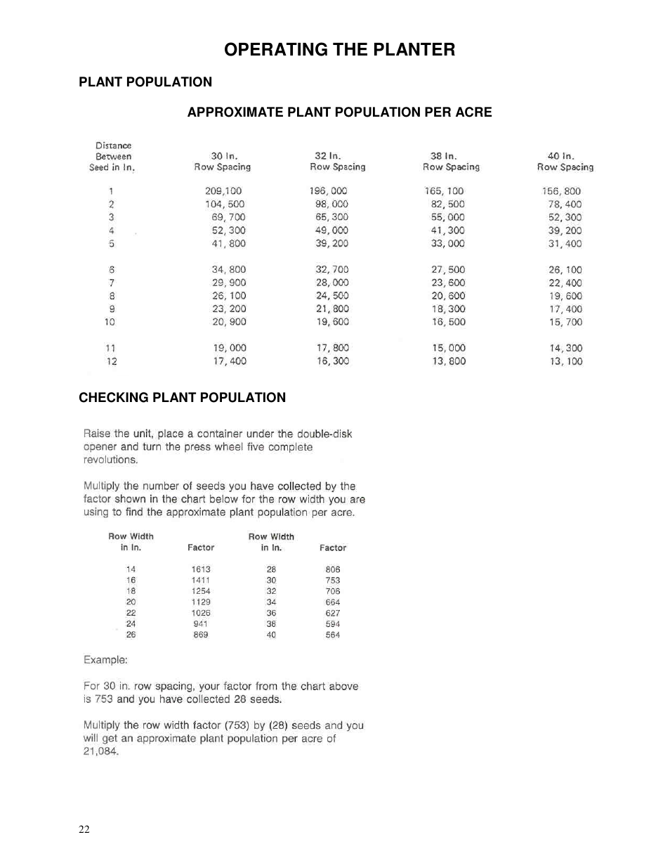 Operating the planter | Yetter 71 Series Planter User Manual | Page 22 / 36