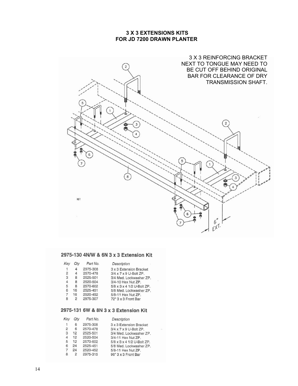 Yetter Bar Kit Manual User Manual | Page 14 / 36