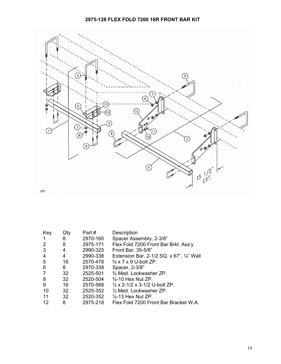 Yetter Bar Kit Manual User Manual | Page 19 / 36