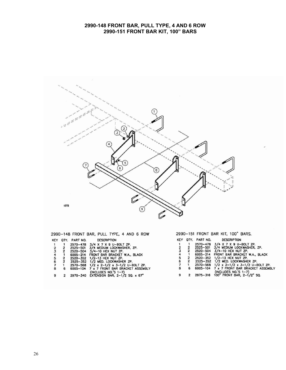 Yetter Bar Kit Manual User Manual | Page 26 / 36