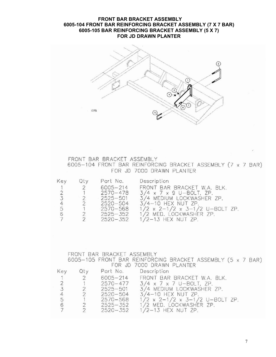 Yetter Bar Kit Manual User Manual | Page 7 / 36