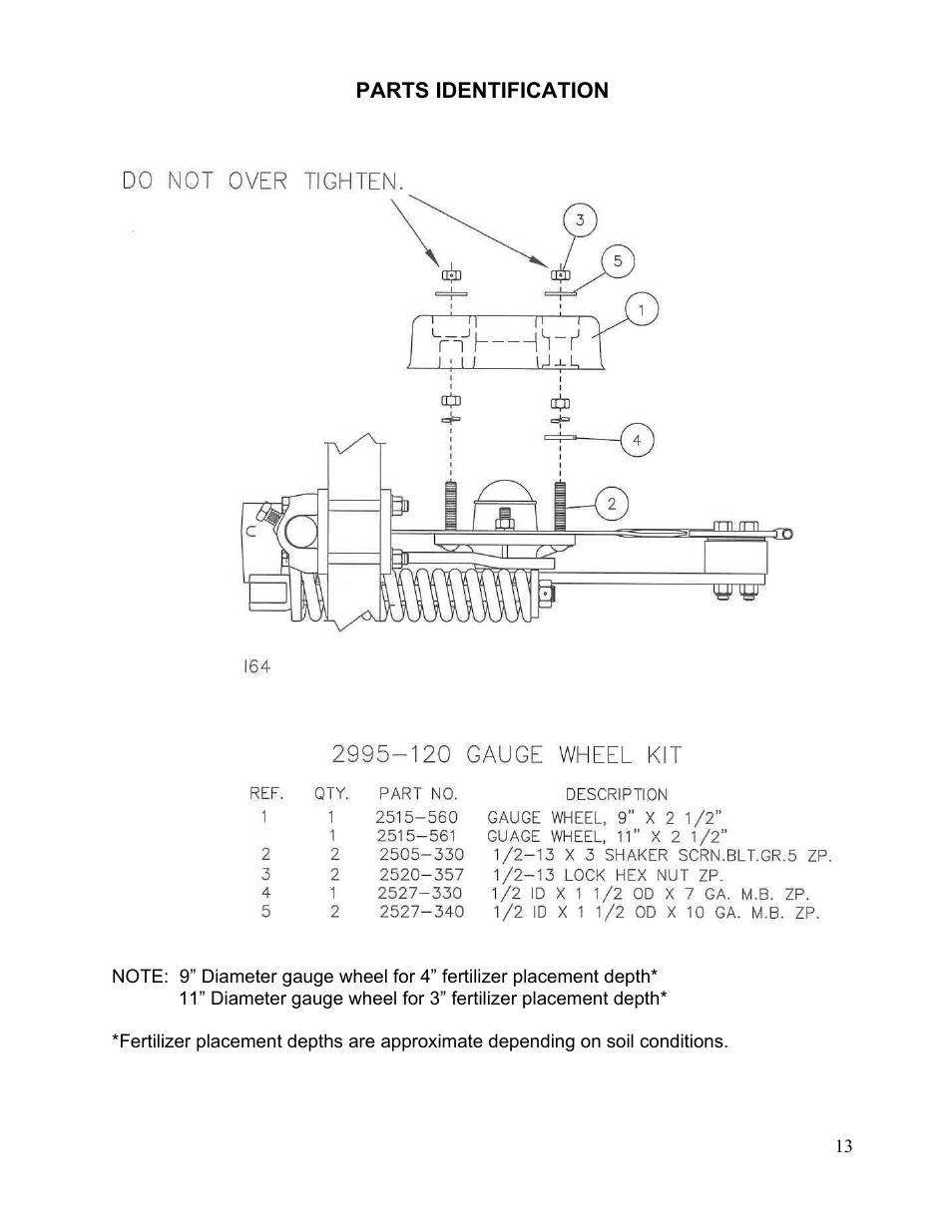 Yetter Double Hub No-Till Coulter User Manual | Page 13 / 16