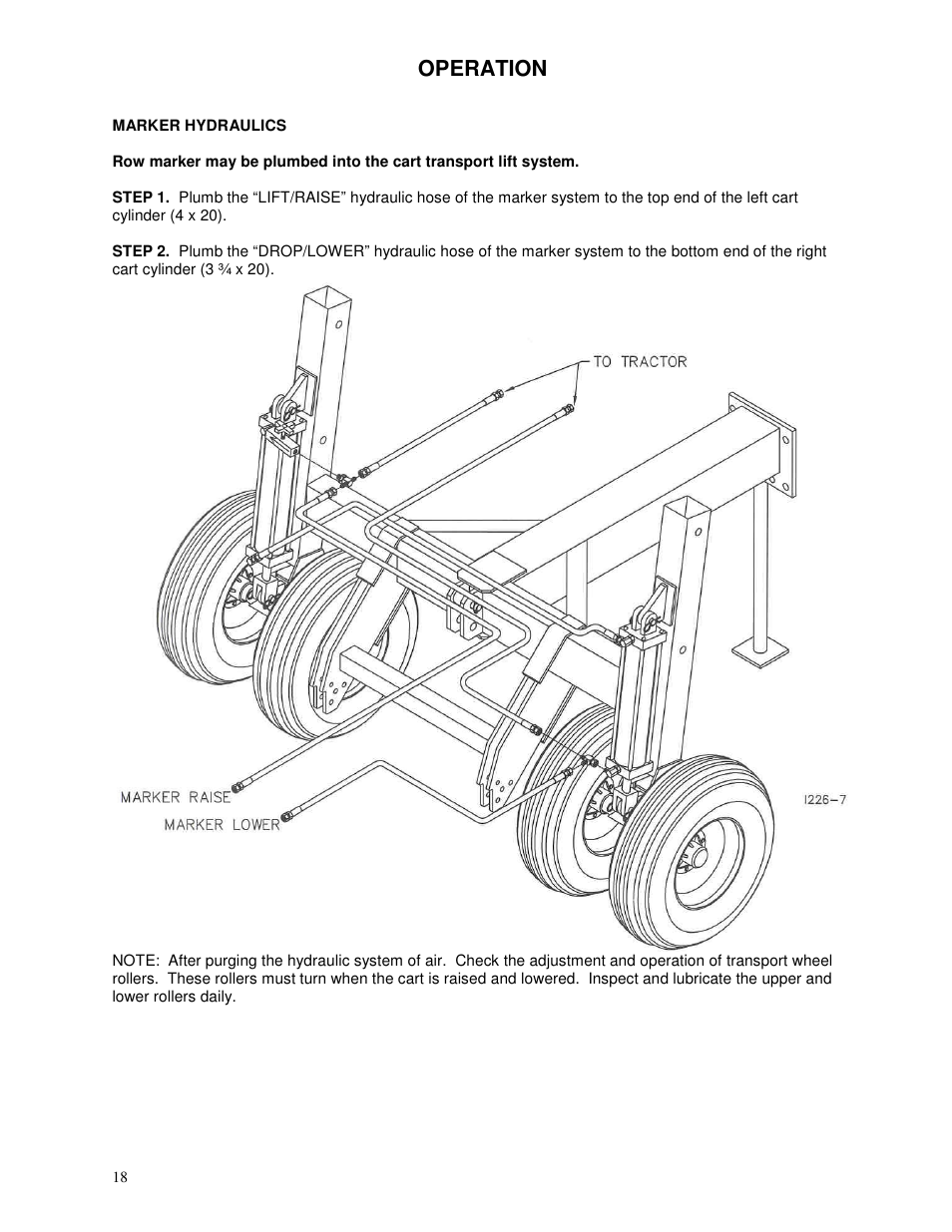 Operation | Yetter 6300 Coulter Cart User Manual | Page 18 / 36