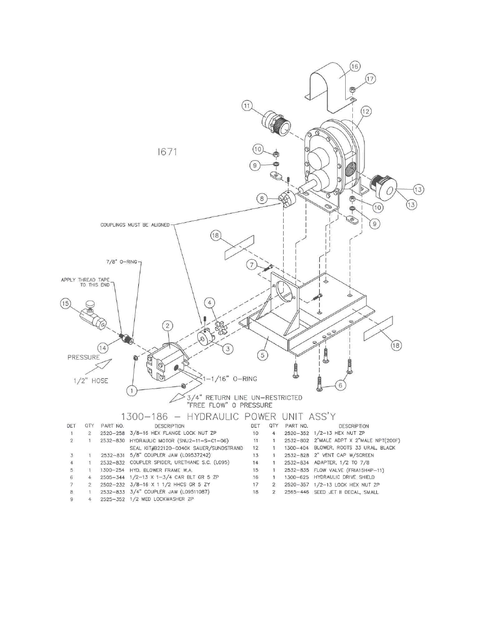 Yetter Systems One Seed Jet II Closed Center Hydraulic System User Manual | Page 7 / 12