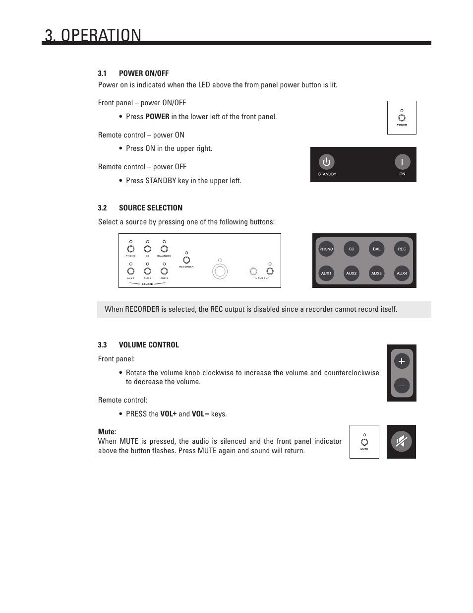 Operation | Anthem Integrated 225 User Manual | Page 10 / 16